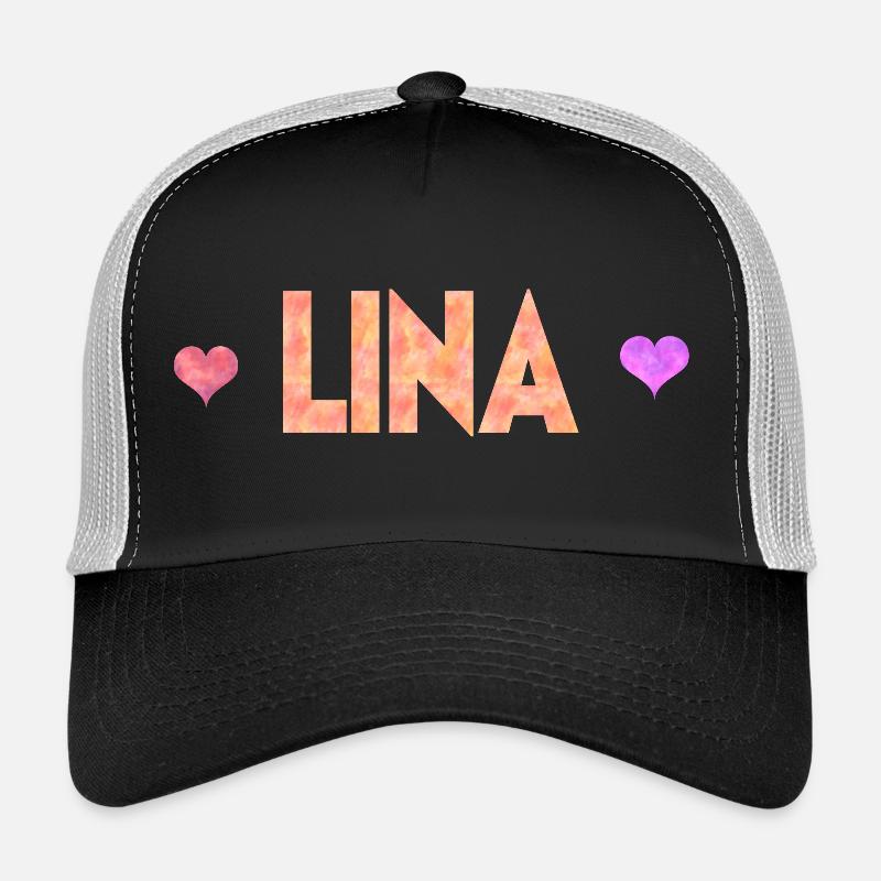 Lina - Trucker Cap - Schwarz/Steingrau