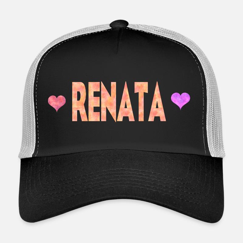 Renata - Trucker Cap - Schwarz/Steingrau