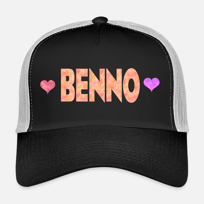 Benno - Trucker Cap - Schwarz/Steingrau