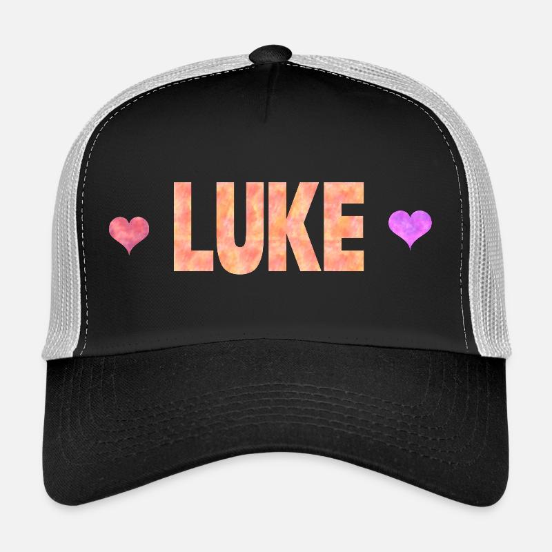 Luke - Trucker Cap - Schwarz/Steingrau