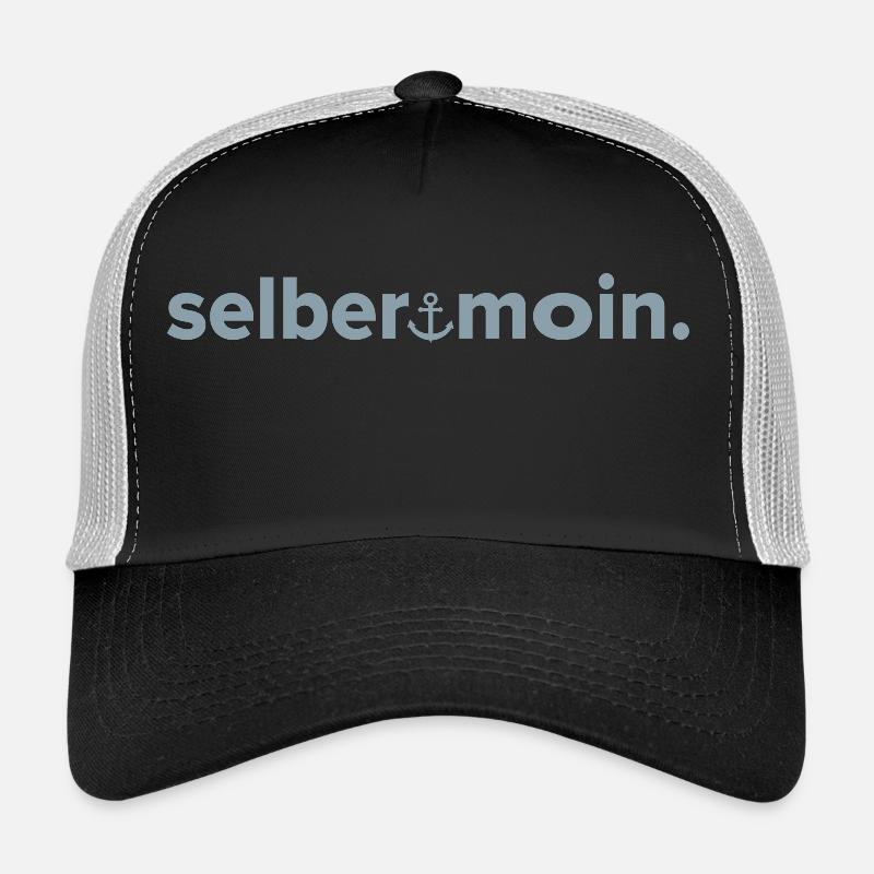 selbermoin - Trucker Cap - Schwarz/Steingrau