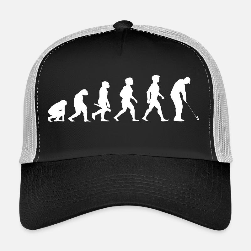 Evolution Golf Golfer Golfer Terrain de golf - Casquette trucker  - noir/gris pierre