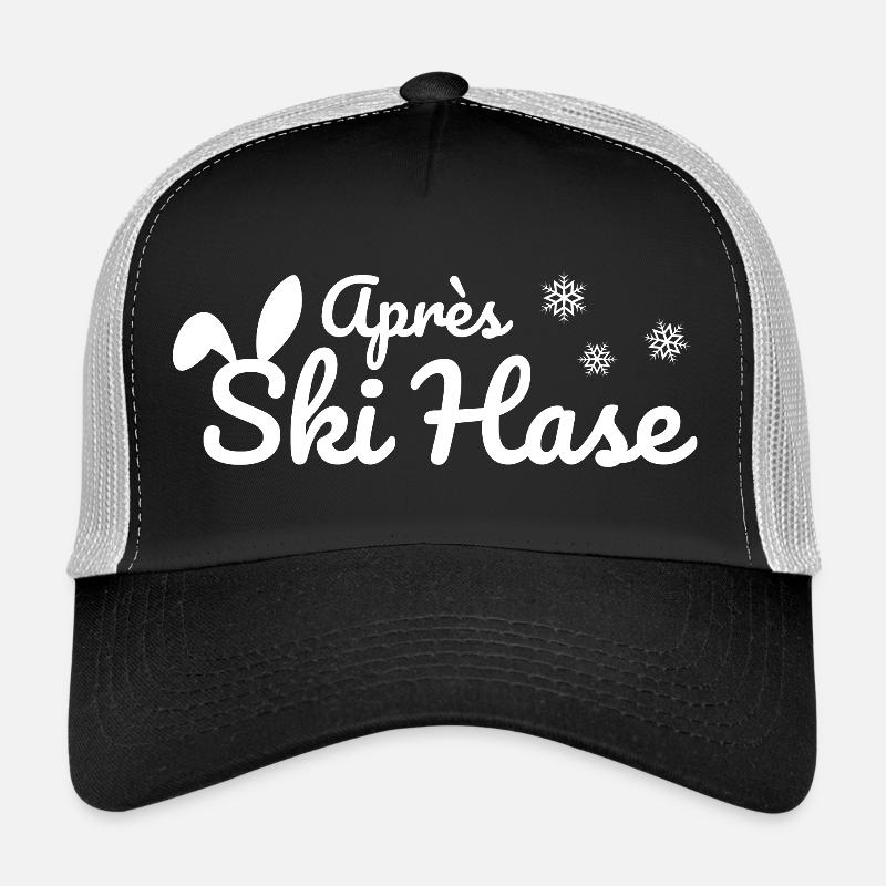 Apres Ski Rabbit Ski Après Ski Party Snow white Trucker Cap