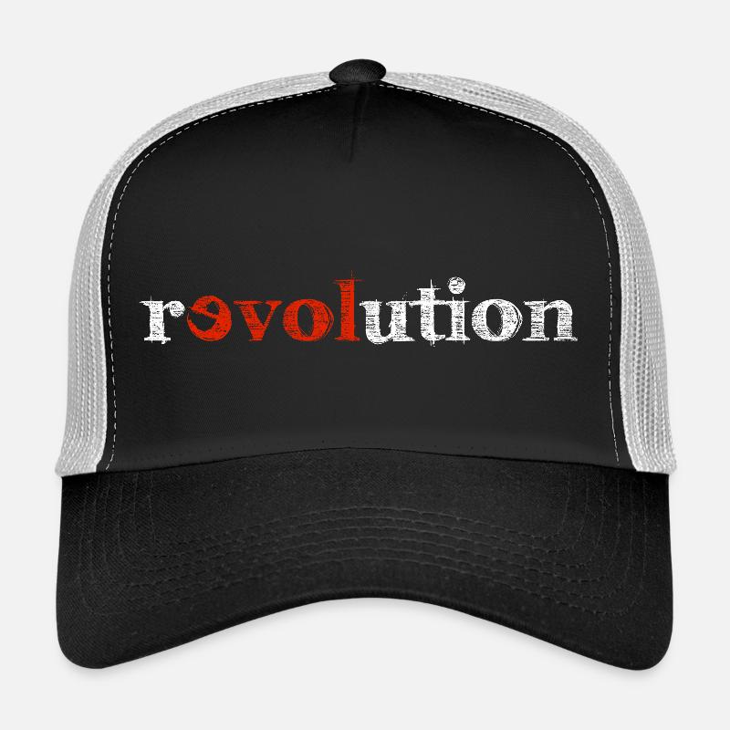 Revolution - Trucker Cap - Schwarz/Steingrau