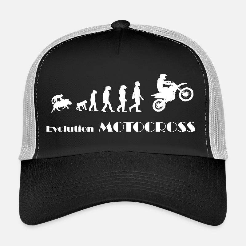 Evolution Motocross Enduro - Trucker Cap - black/stone grey