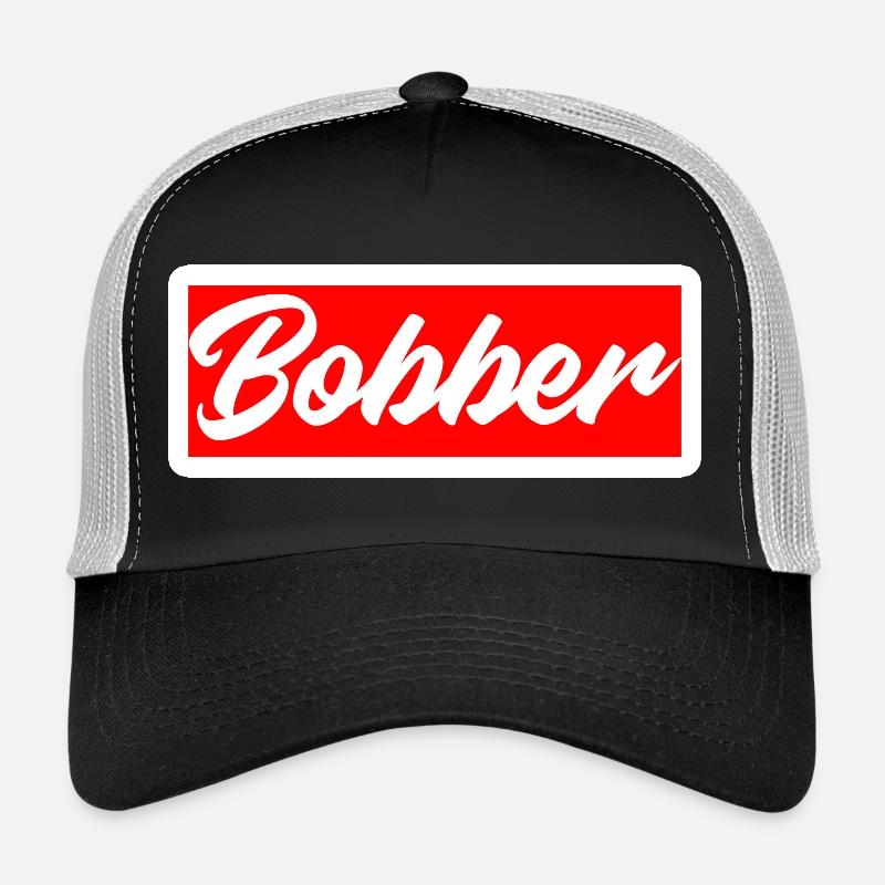 bobber chopper biker autocollant de croisière autocollant - Casquette trucker  - noir/gris pierre