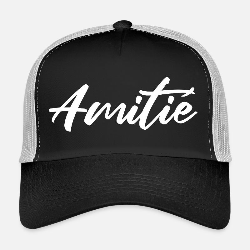 Amitie Script Élégante Casquette trucker 