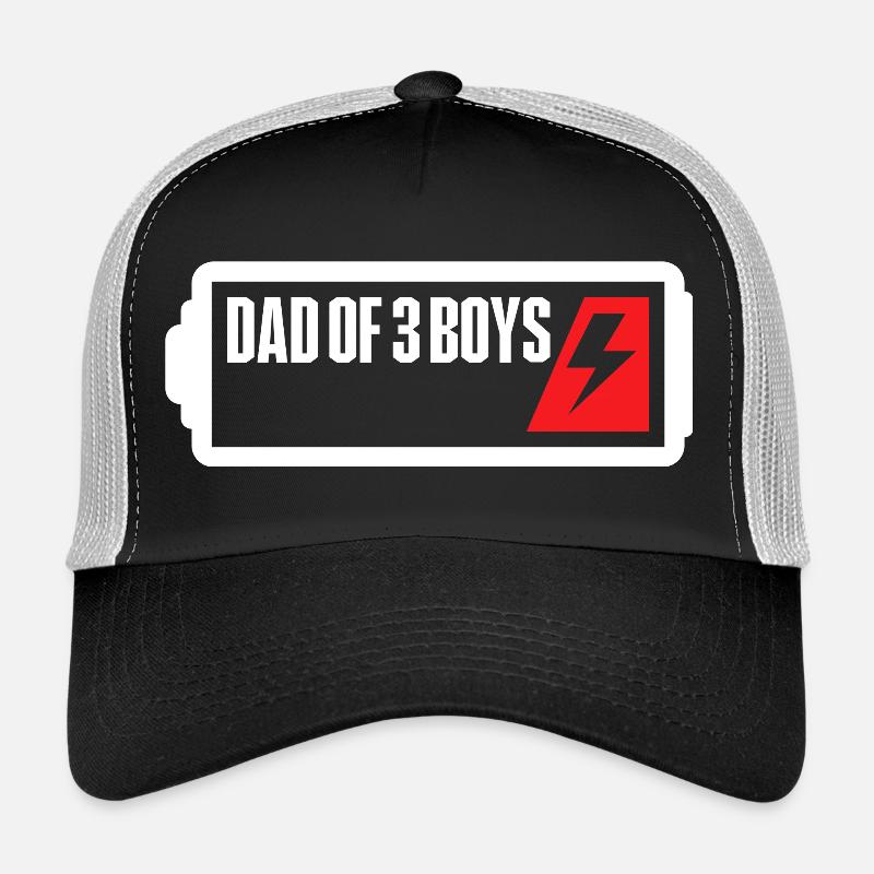 Père de 3 garçons Casquette trucker 