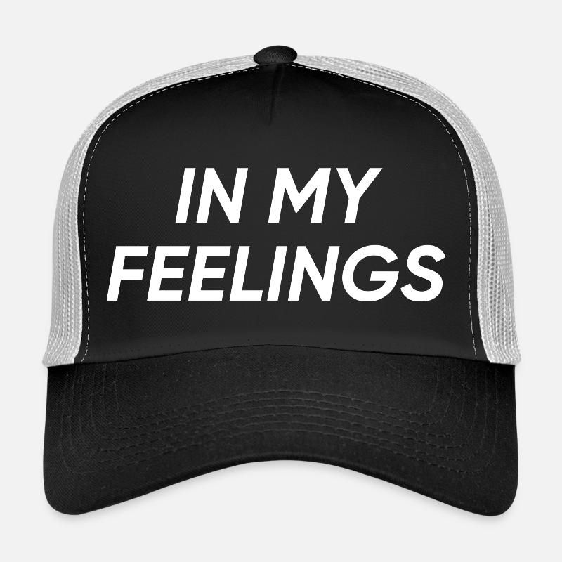 In my feelings - Trucker Cap - Schwarz/Steingrau
