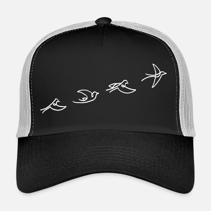 Le vol de l'oiseau blanc Casquette trucker 