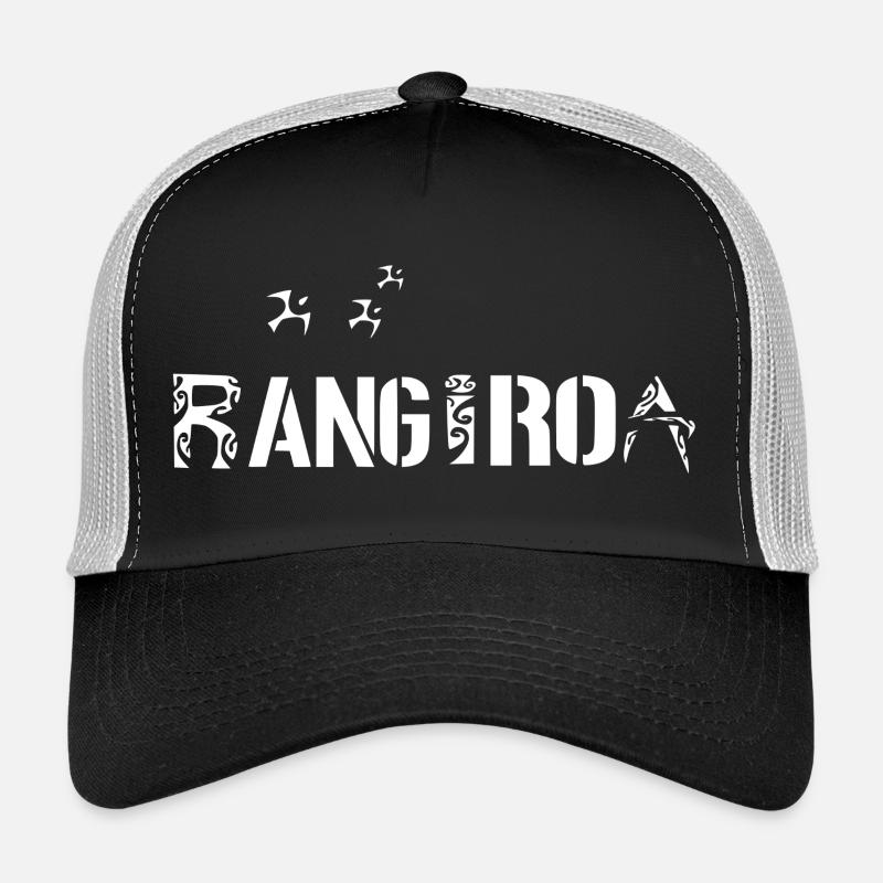 RANGIROA (Blanc) Casquette trucker 