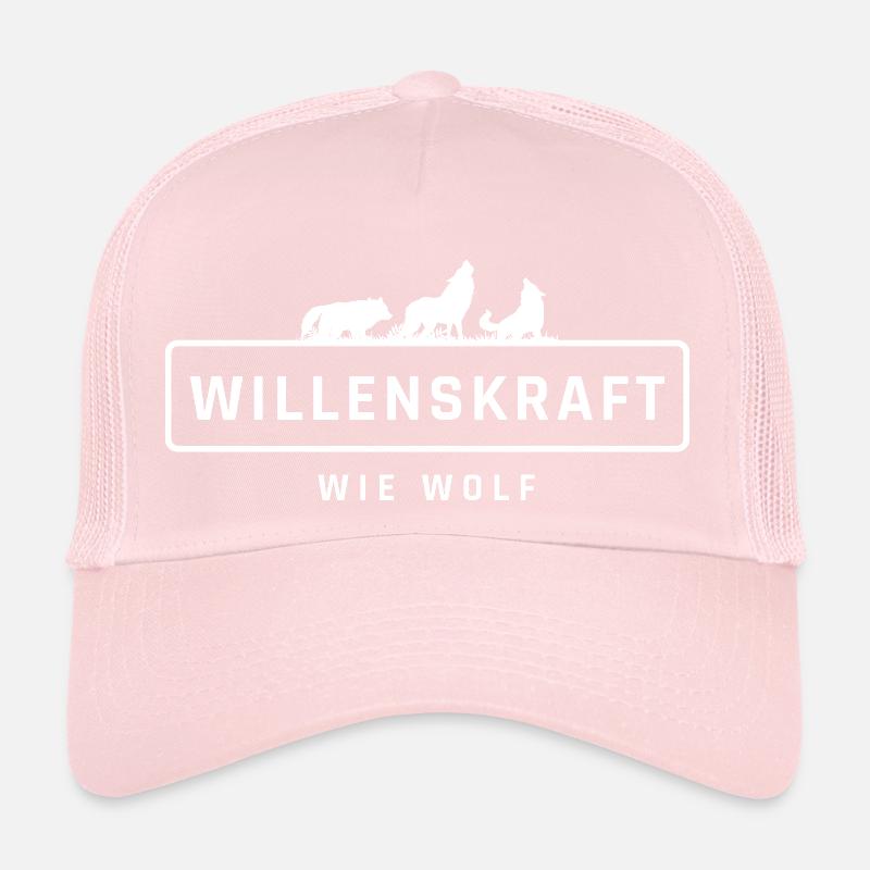 WILLENSKRAFT wie Wolf! Trucker Cap