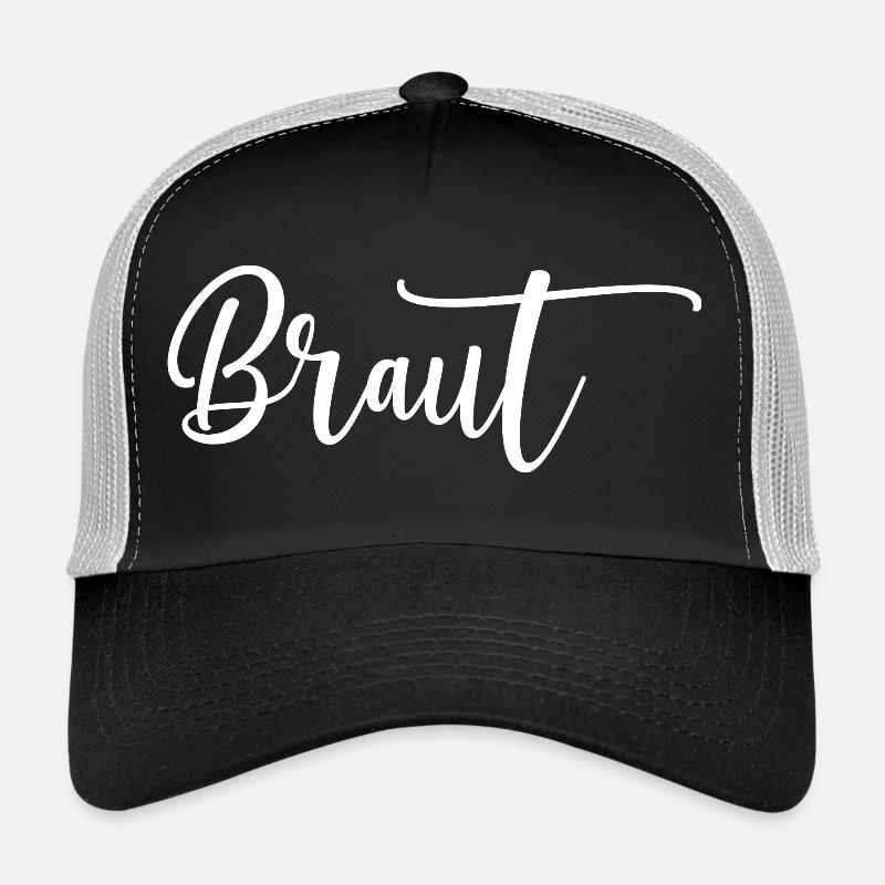 Conception de mariée pour enterrement de vie de jeune fille Casquette trucker 