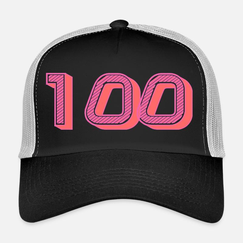 100. 100 YEARS. 100th ANNIVERSARY. BIRTHDAY 100 Trucker Cap