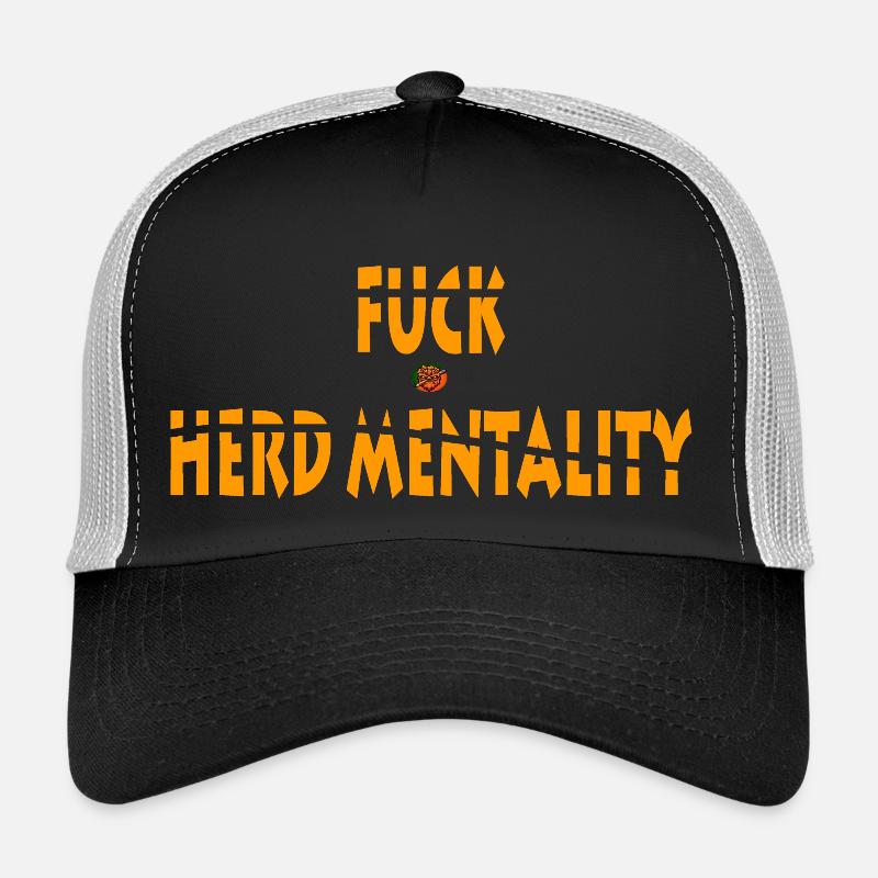 Fuck herd mentality Trucker Cap