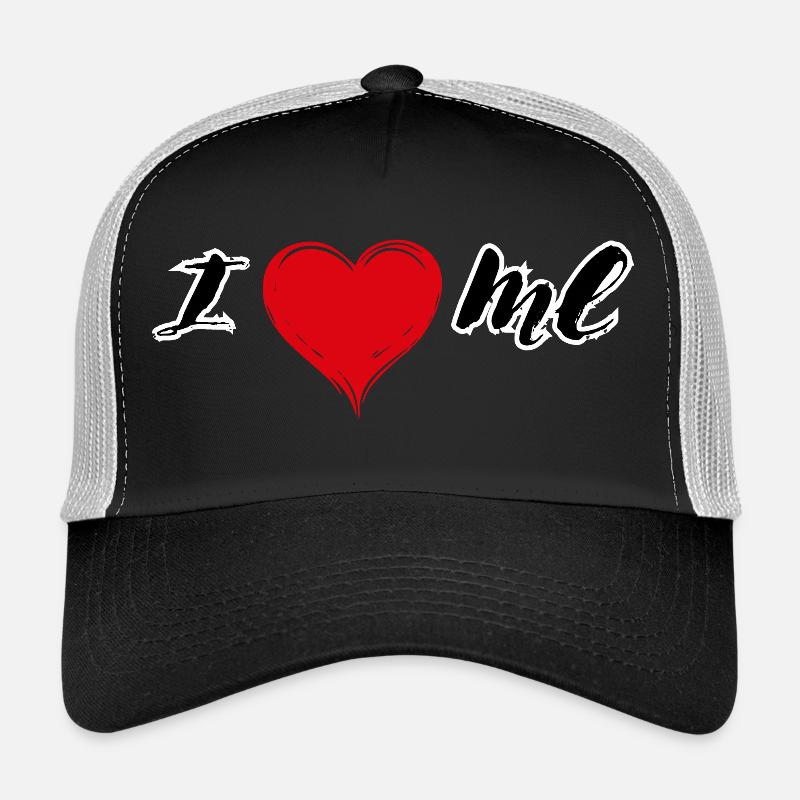 I Love Me - Trucker Cap - Schwarz/Steingrau