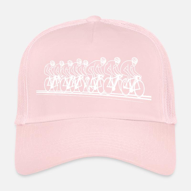 Radfahrer Line Art Trucker Cap