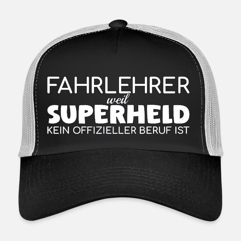 Instructeur de conduite Superhero Auto-école Casquette trucker 