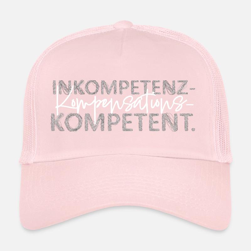 Inkompetenz Kompensations Kompetent lustiger Spruc Trucker Cap