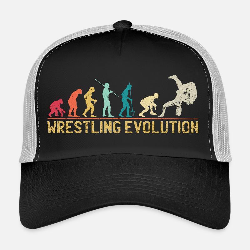 Wrestling Evolution Artwork Trucker Cap