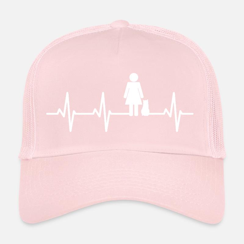 Katzenmama Kardiogramm Trucker Cap