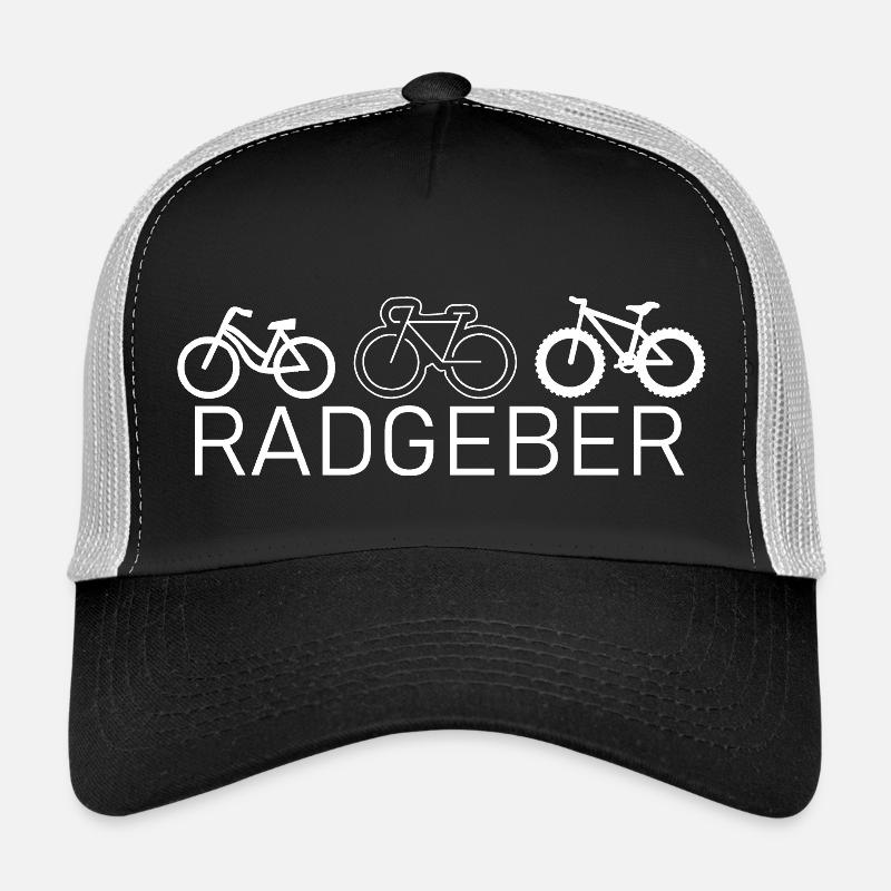 Radgeber - Trucker Cap - Schwarz/Steingrau