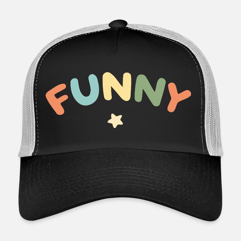 Lettres Pastel Drôles Casquette trucker 