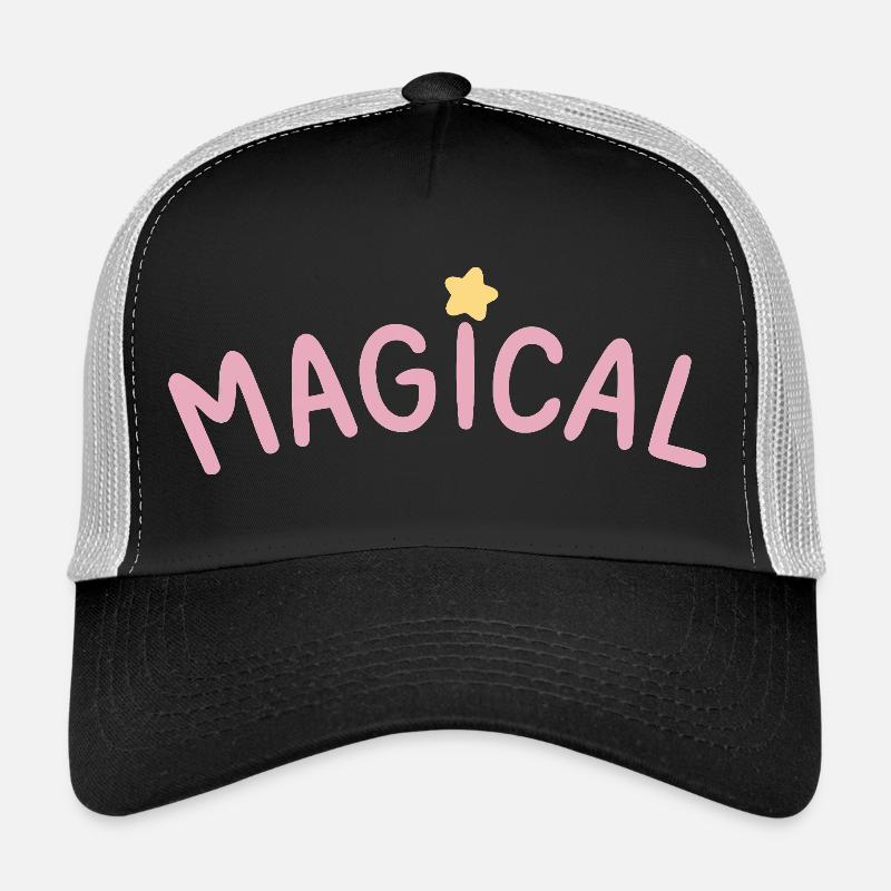 Magical Pastel Étoile — Typographie Douce Casquette trucker 