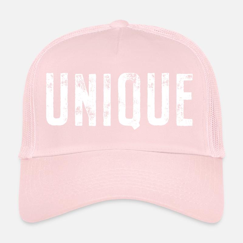 unique, unique, unique valeur de soi unique Casquette trucker 