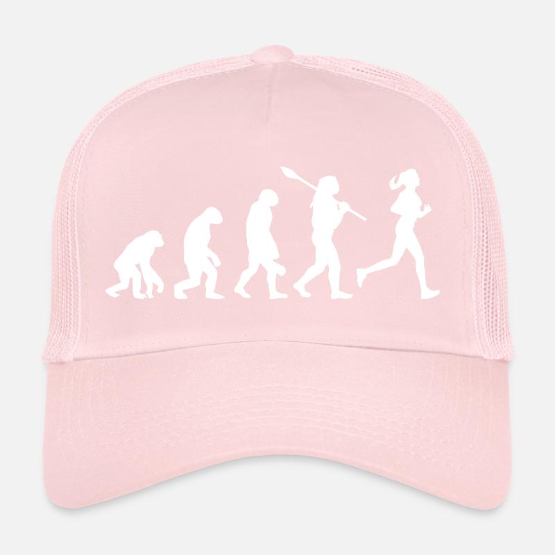 Évolution de la silhouette de la femme en course Casquette trucker 