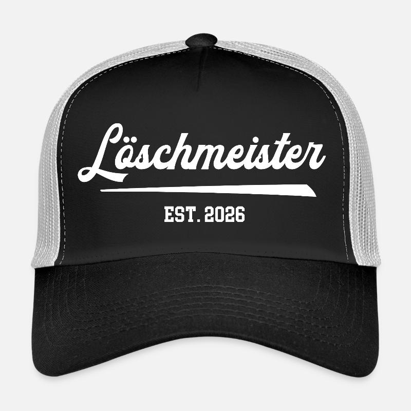 Pompier des pompiers 2026 Extincteur des pompiers Casquette trucker 