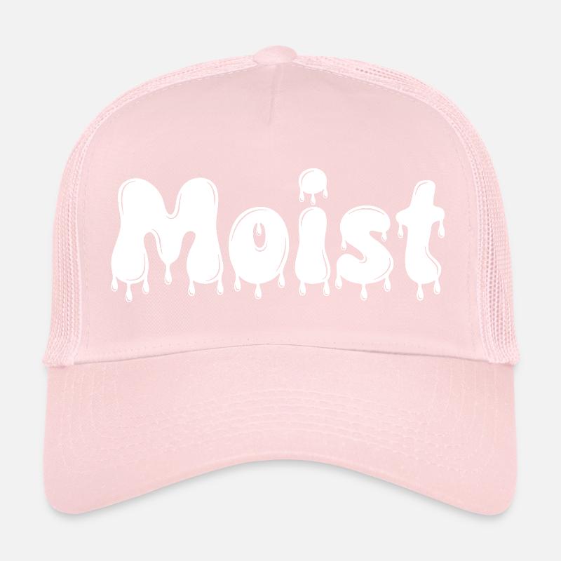 Feuchter tropfender Text Trucker Cap