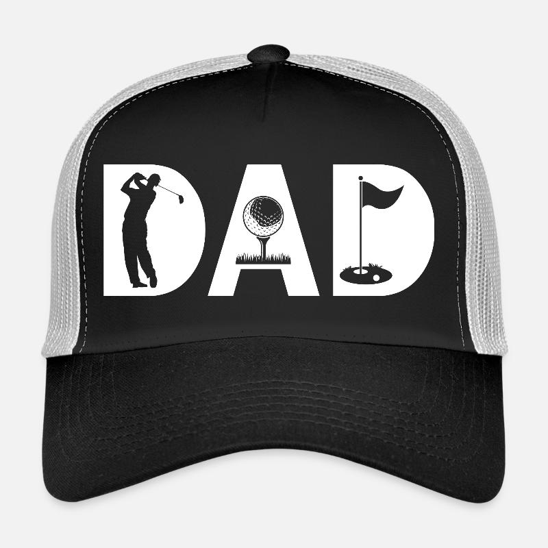  golf dad papa golfer  Trucker Cap