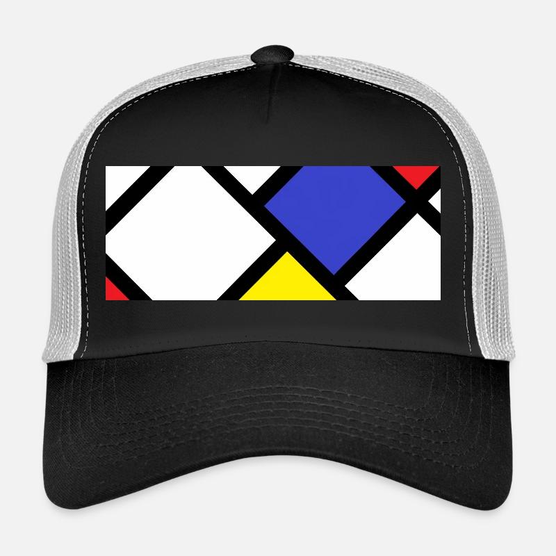 Contre-composition selon « De Stijl » Casquette trucker 