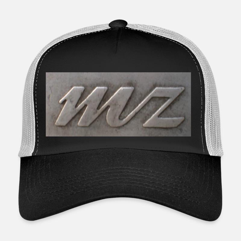 MZ-Logo - Trucker Cap - Schwarz/Steingrau