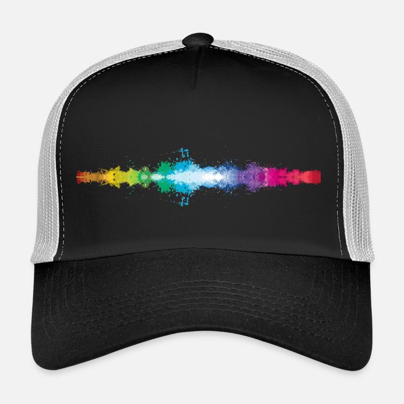 Spectrum Splatter - Trucker Cap - black/stone grey