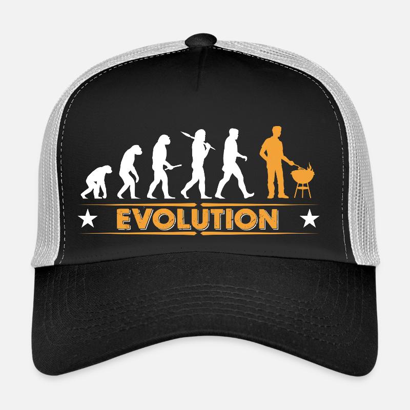 Barbecue - Grillmeister - Evolution - Casquette trucker  - noir/gris pierre