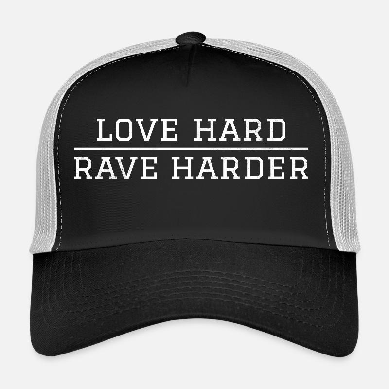 amour dur - fête rave plus difficile Casquette trucker 