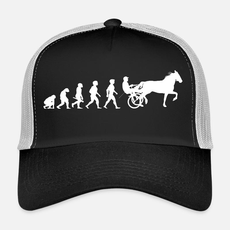 Evolution trot racing chevaux de course de chevaux Casquette trucker 