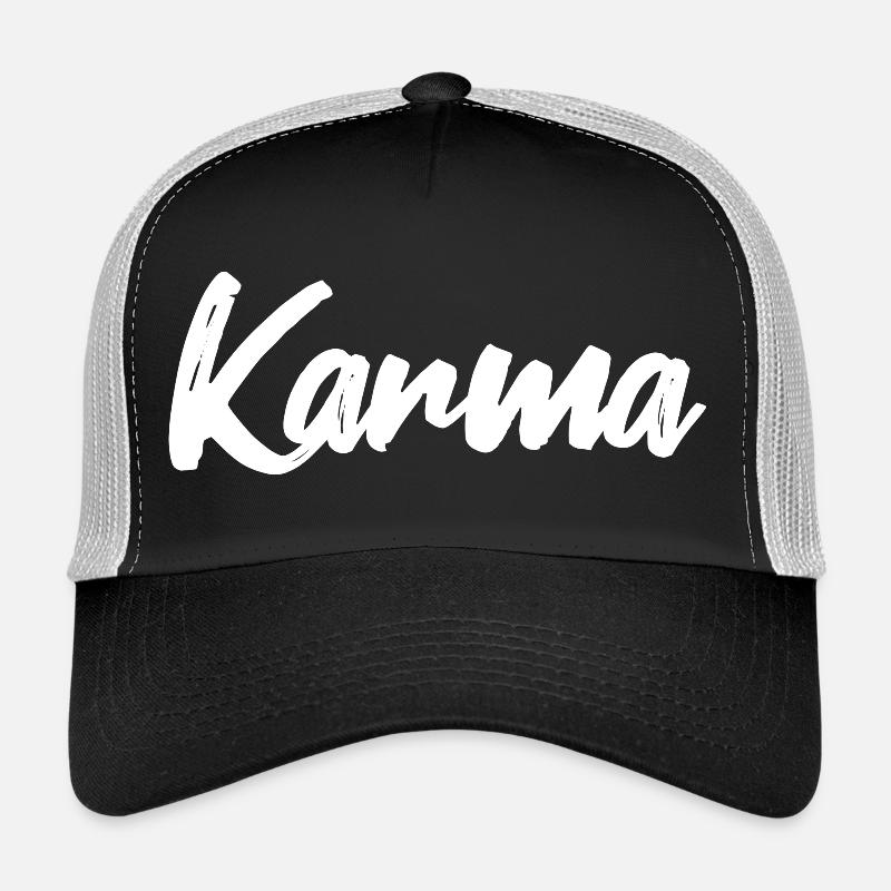 Karma - Casquette trucker  - noir/gris pierre