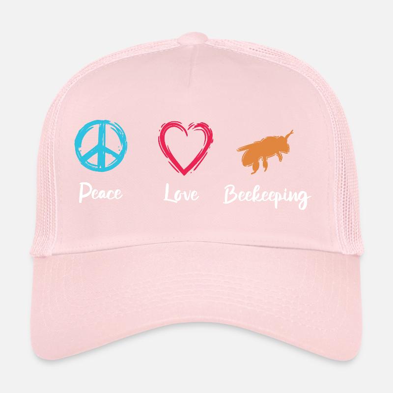 Paix Amour Apiculture Casquette trucker 