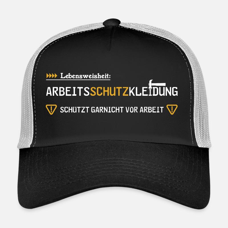 Arbeitsschutzkleidung - Trucker Cap - Schwarz/Steingrau