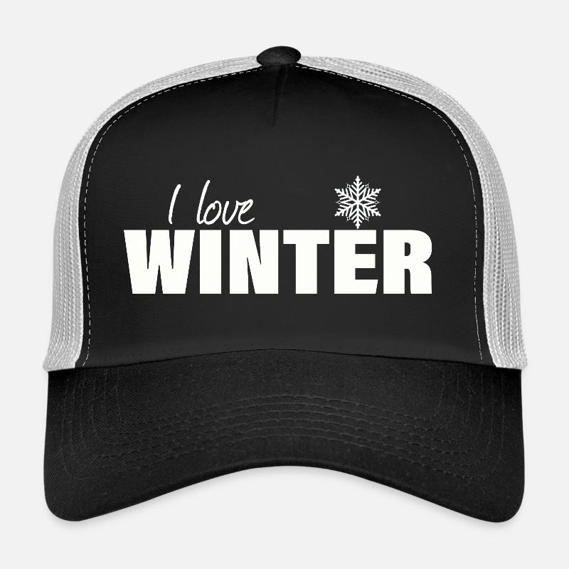 J’adore l’hiver Casquette trucker 