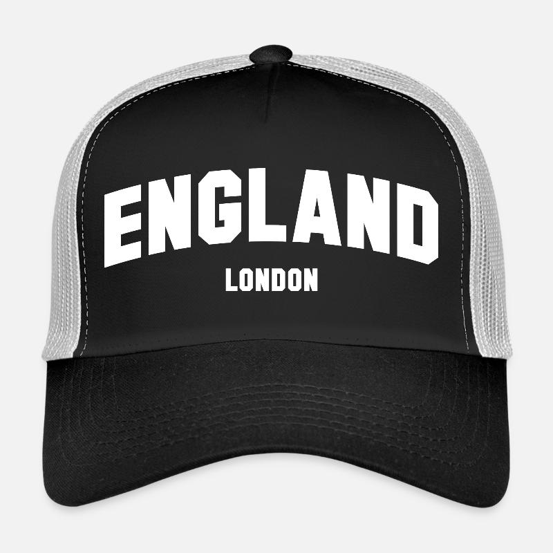 ENGLAND LONDON - Trucker Cap - black/stone grey