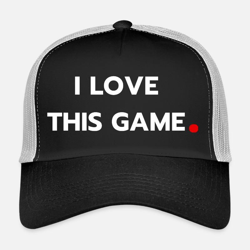 Ich liebe dieses Spiel Trucker Cap