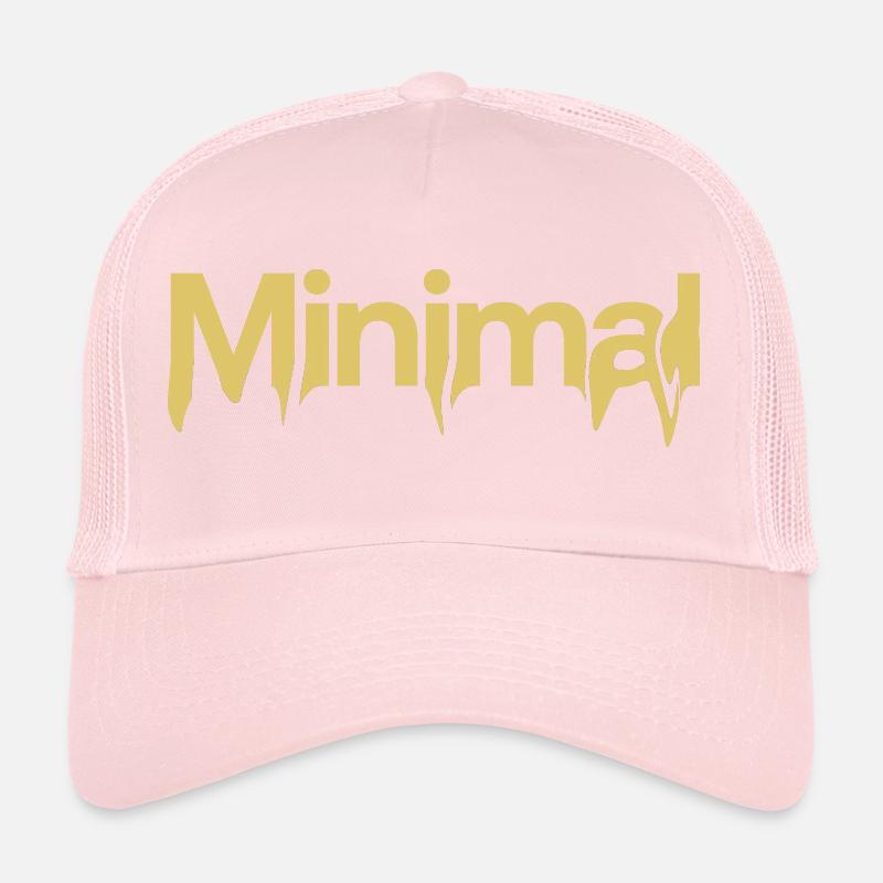 Minimal Orange Trucker Cap