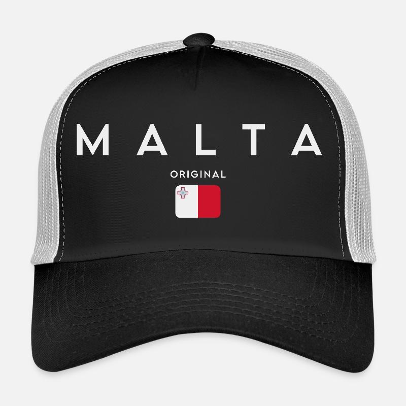 Drapeau de Malte, fierté maltaise Casquette trucker 
