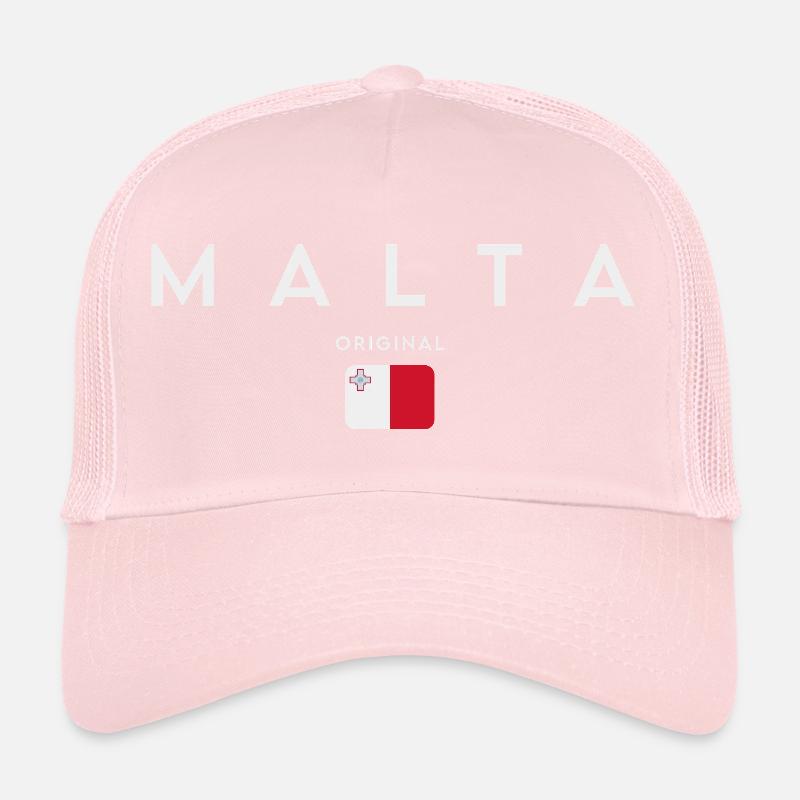 Drapeau de Malte, fierté maltaise Casquette trucker 