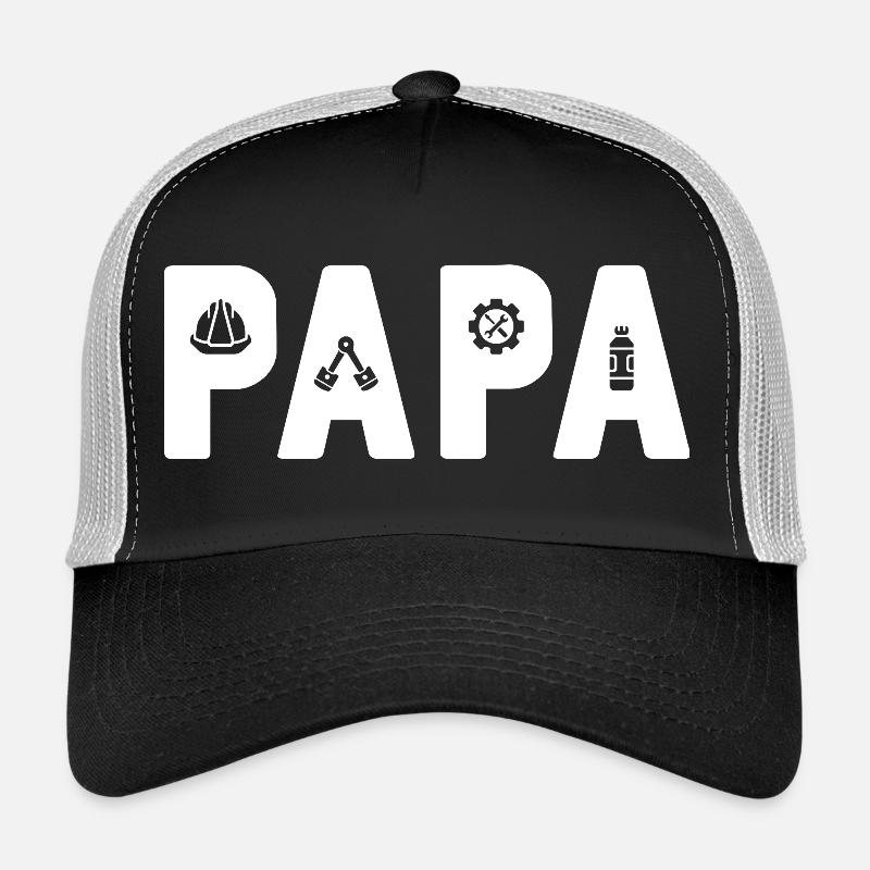 PAPA Engineer : Le papa mécanicien Casquette trucker 