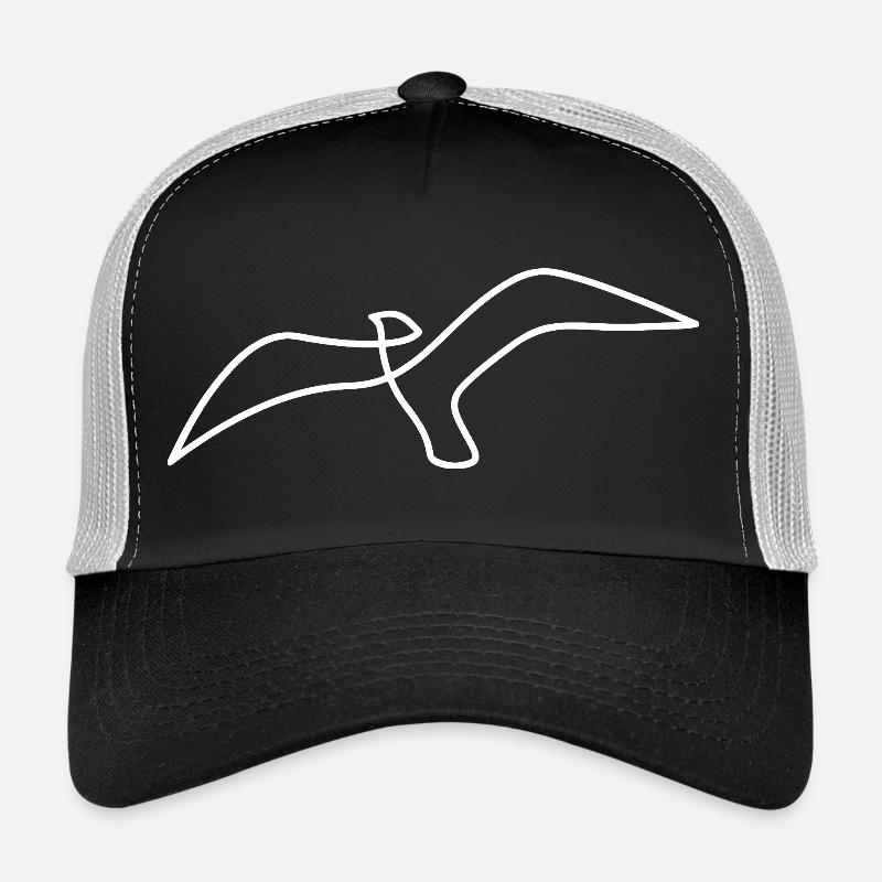 Bird sketch – elegant motif for nature lovers Trucker Cap